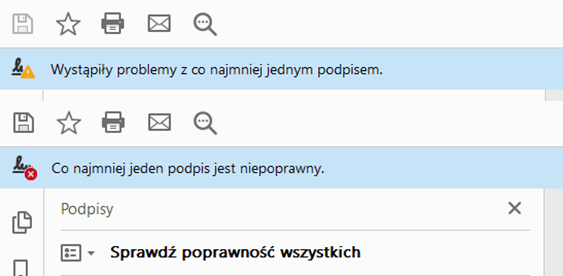 Błąd podpisu w Adobe Acrobat Reader wynika najczęściej z powodu wygaśniętego certyfikatu lub nieaktualnej wersji programu
