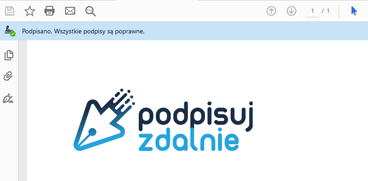 Adobe Acrobat Reader pozwala w prosty sposób podpisać dokument kwalifikowanym podpisem elektronicznym